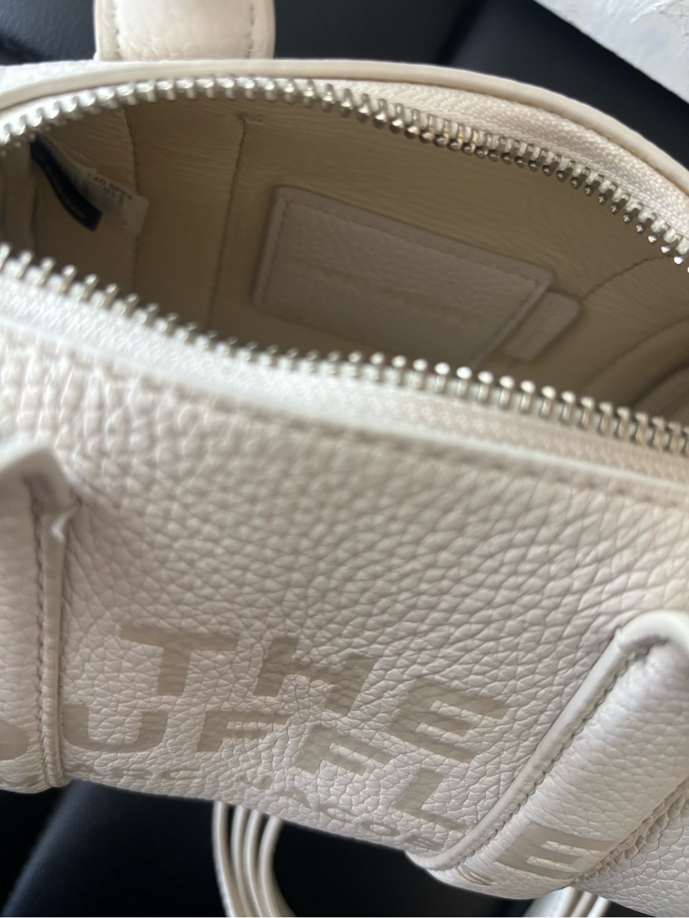 Marc Jacobs Small Duffle Mini Satchel in Off White - Picture 11 of 14